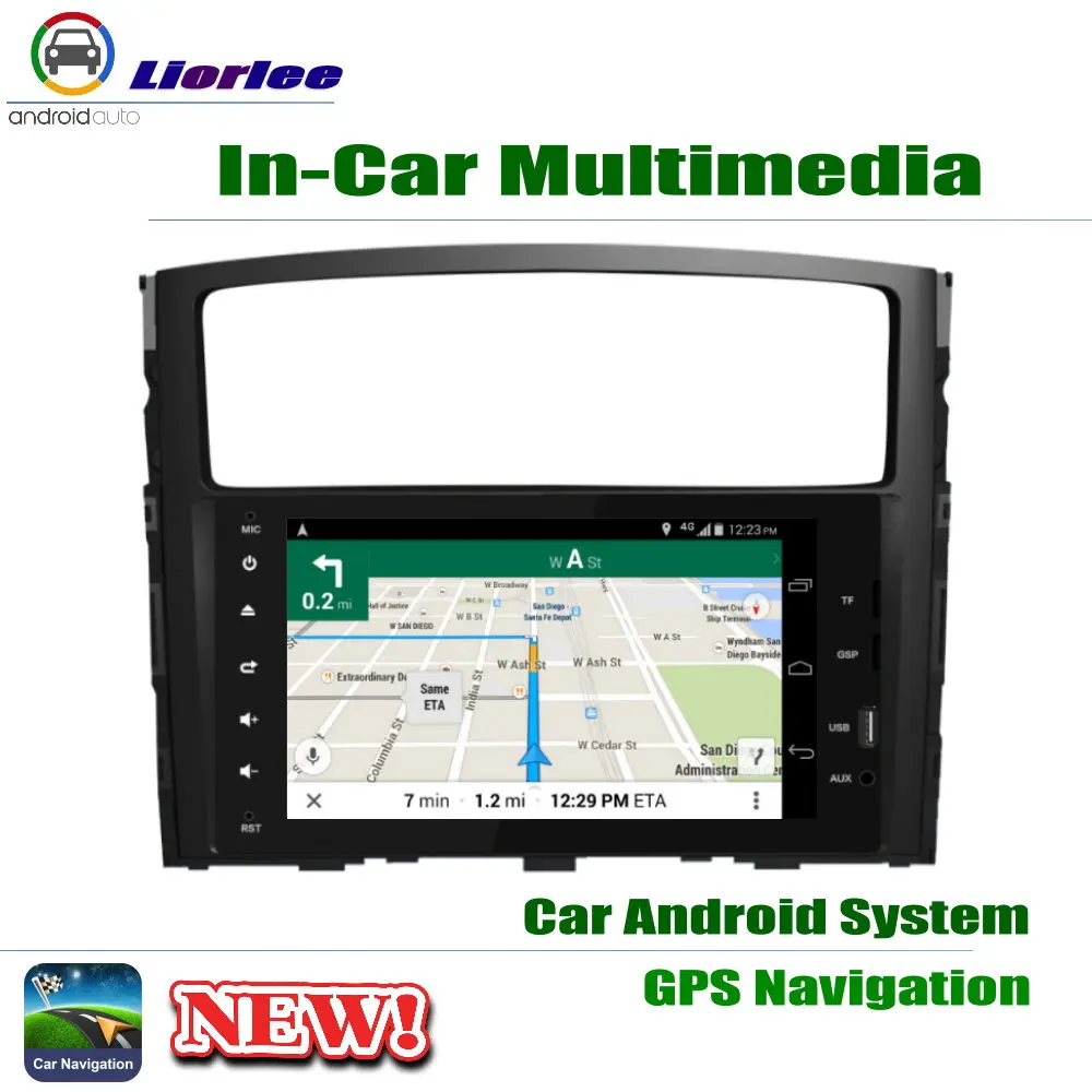 Excellent 8" HD 1080P IPS LCD Screen Android 8 Core For Mitsubishi Pajero 2006~2011 Car Radio BT 3G/4G WIFI AUX USB GPS Navi Multimedia 3
