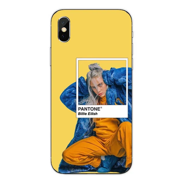 Прекрасный Billie Eilish Khalid Жесткий pc Пластиковый чехол для телефона чехол для iPhone 6 6S 7 8 Plus 5 5S SE X XS MAX XR силиконовый чехол - Цвет: Hard PC Billieeilish