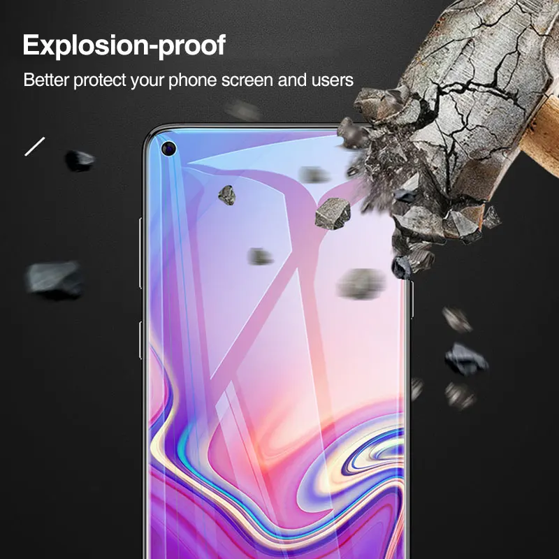 Защитное стекло 9D закаленное для Samsung a50 a30 a20 A8S a9 A8 A6 Plus 2018|Защитные стёкла и
