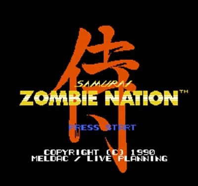 Zombie Nation Region бесплатно 8 бит игровая карта для 72 Pin видео игровой плеер