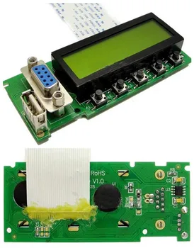 

12232Q LCD Graphic Module SED1520 Controller 5V Yellow Green Backlight Black Word