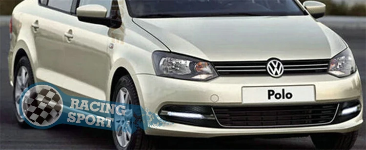 

HQ&Superbright LED Fog Light 2PCS White 12V Daytime Running Light DRL For Volkswagen POLO 2011-2013