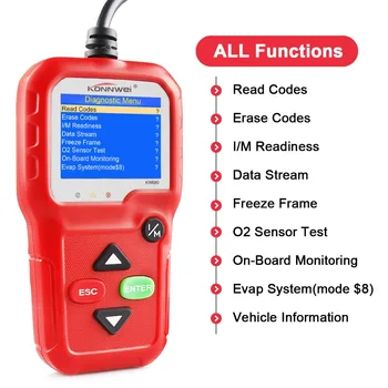 

KONNWEI KW680 OBD2 EOBD CAN Auto Diagnostic Scanner KW 680 Fault Code Reader
