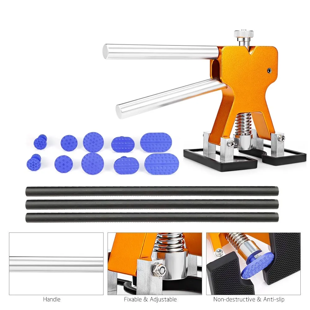 

PDR Tools Car Paintless Dent Repair Tools Dent Removal Dent Puller Tabs Dent Lifter Hand Tool Set