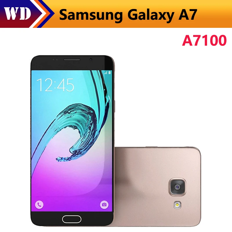 

Original Samsung Galaxy A7 A7100 2016 Dual Sim 5.5" 3300mAh 3GB RAM 16GB ROM 13MP 4G LTE Octa-core Fingerprint Smartphone