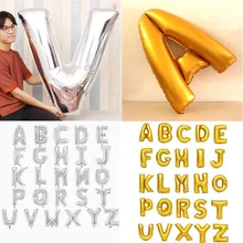 1pc 40inch Wedding and Birthday Party Letter Balloons Diy Name Aluminium Foil Ballons Birthday Party Decorations Kids and Adult