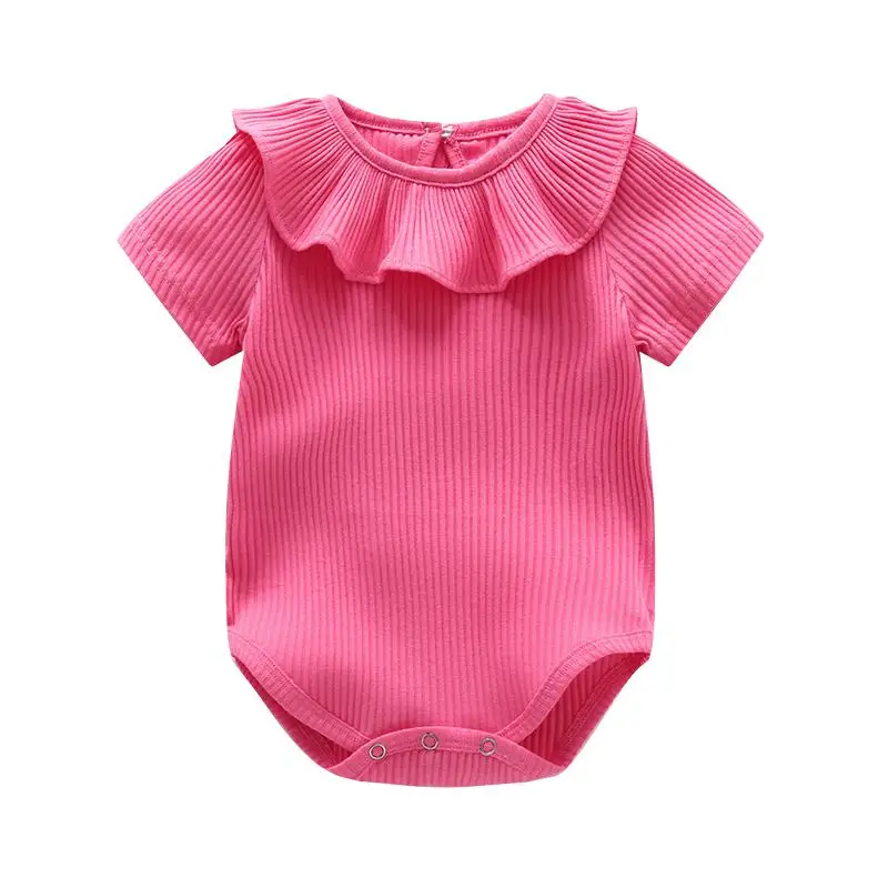 Г. летние платья для маленьких девочек, одежда красивая одежда для маленьких девочек детские летние комбинезоны vestidos для маленьких девочек от 0 до 24 месяцев - Цвет: rose
