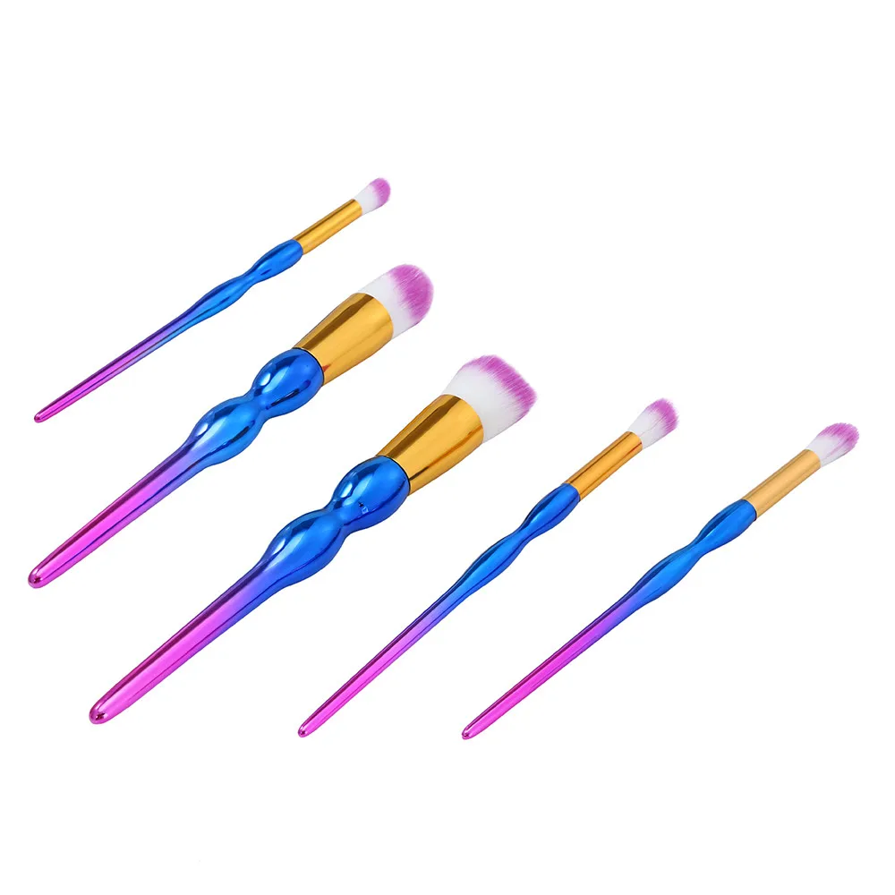 

5PC Portable Blusher Eye shadow makeup brushes set Concealer Sculpting makeup brushes foundation makeup tools2018 51130A