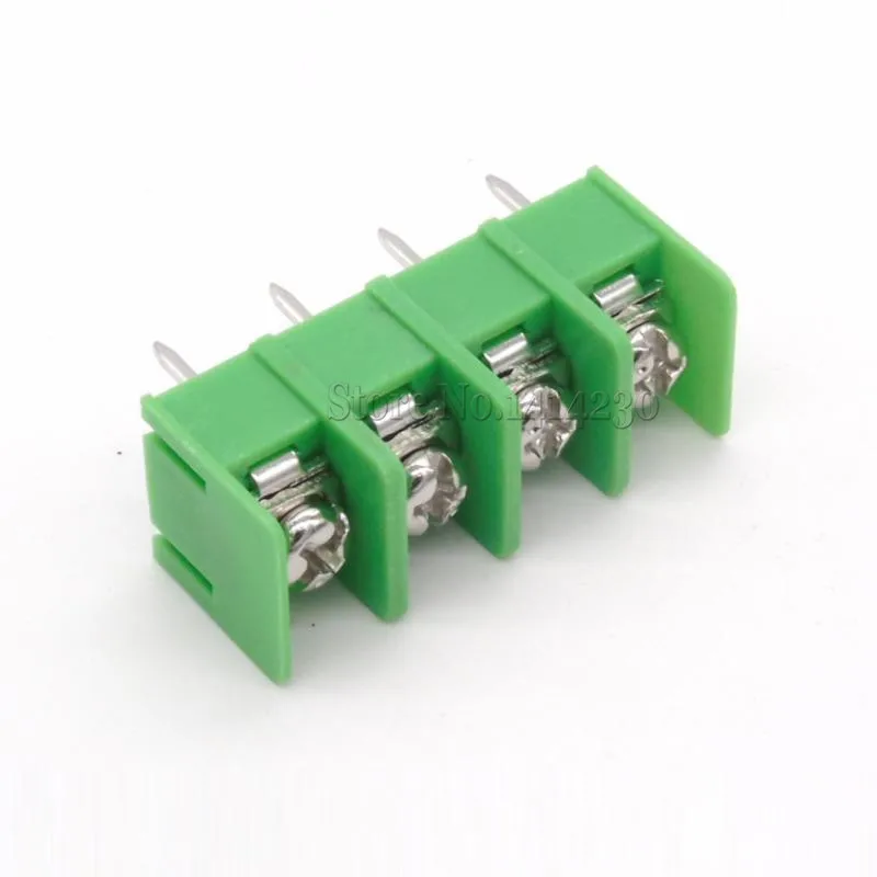 

10Pcs KF7.62-4P 7.62mm pitch connector pcb screw terminal block connector 4pin
