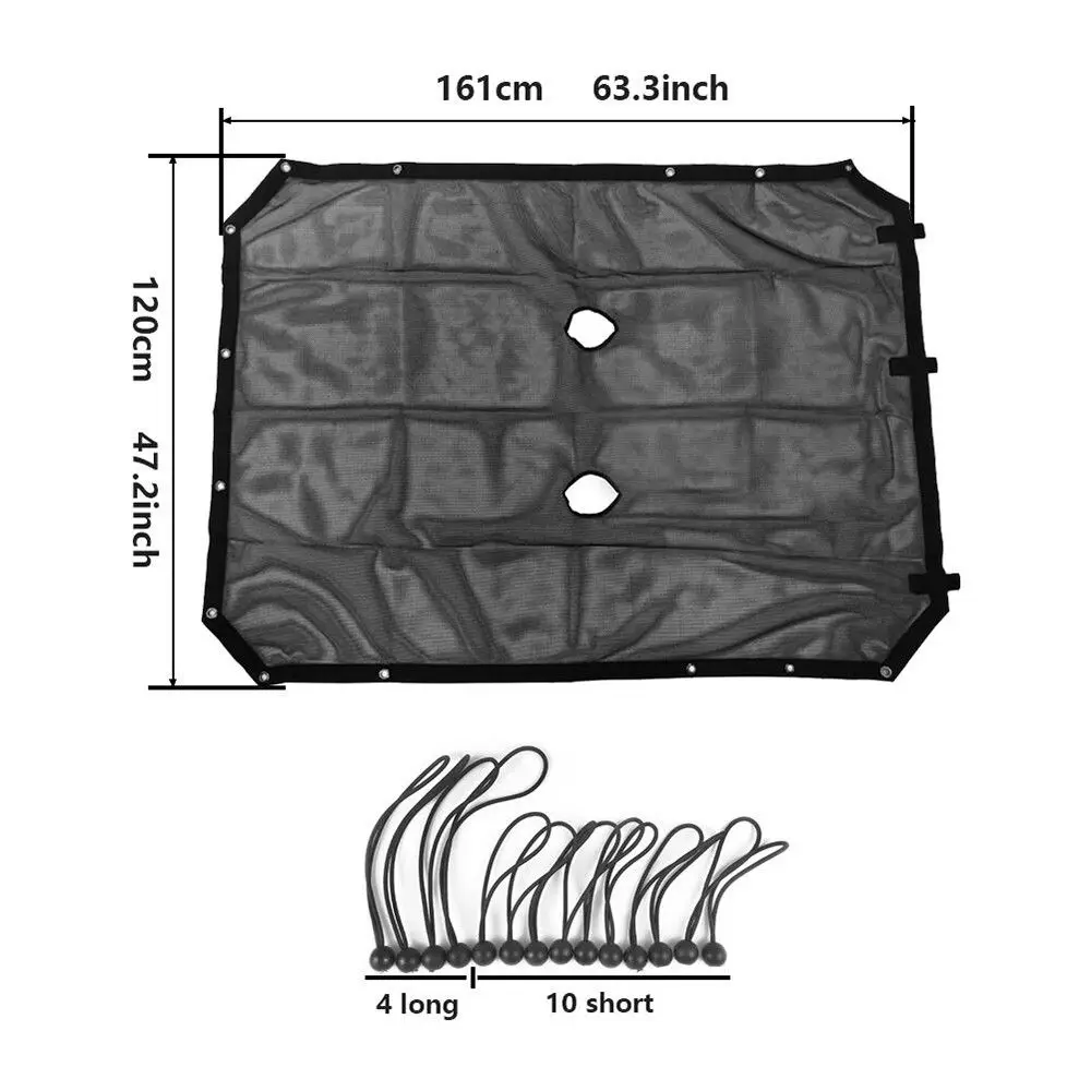 2/4 дверцы, крыша, сетка, бикини, Солнцезащитная крышка, УФ Защита от солнца, сетка, защита для Jeep Wrangler 2007-, автомобильный стиль