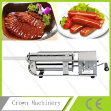 2Л емкость горизонтальный шприц для сосисок с пластиковым плунжером