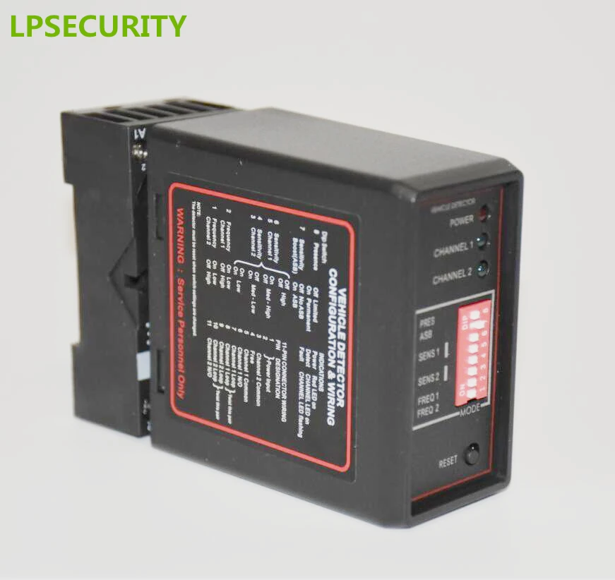 

LPSECURITY Two Channel Vehicle Loop Detector PD232 for parking barrier control and vehicle counting