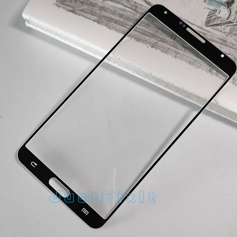 Для samsung Galaxy Note 4 N910 N910C N910F N910A lcd сенсорный экран передняя стеклянная внешняя панель Замена клея внешняя стеклянная линза