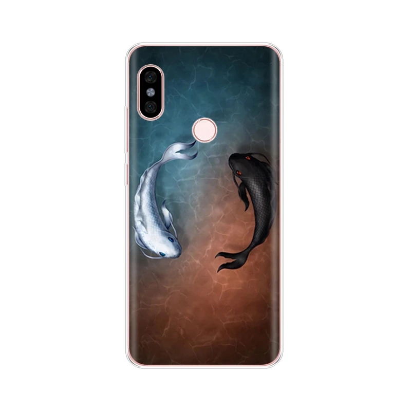 Для Xiaomi Redmi Note 6 Pro Чехол 26 ''силиконовый мягкий ТПУ задняя крышка для Note6 6Pro