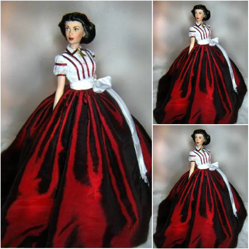 

2017 New!Luxs Vintage Victorian Dresses 1860s Scarlett Civil War Southern Belle dress Marie Antoinette dresses US4-36 C-811