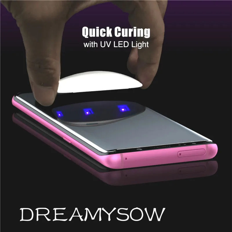 

Tempered Glass For Samsung S10E S10 S9 Plus 5D Full Liquid Glue Screen Protector For Samsung Galaxy Note 9 8 S9 S8 S7 S6 Edge