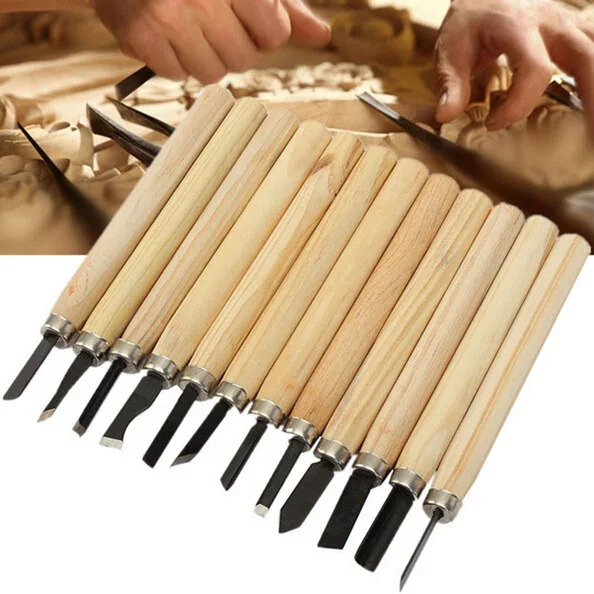 

12Pcs Blade Carve Knife Wood Carving Tools Sculpture Engrave Graver Cutter Craft Wood Cut Arts Multi DIY Hand Tools -20