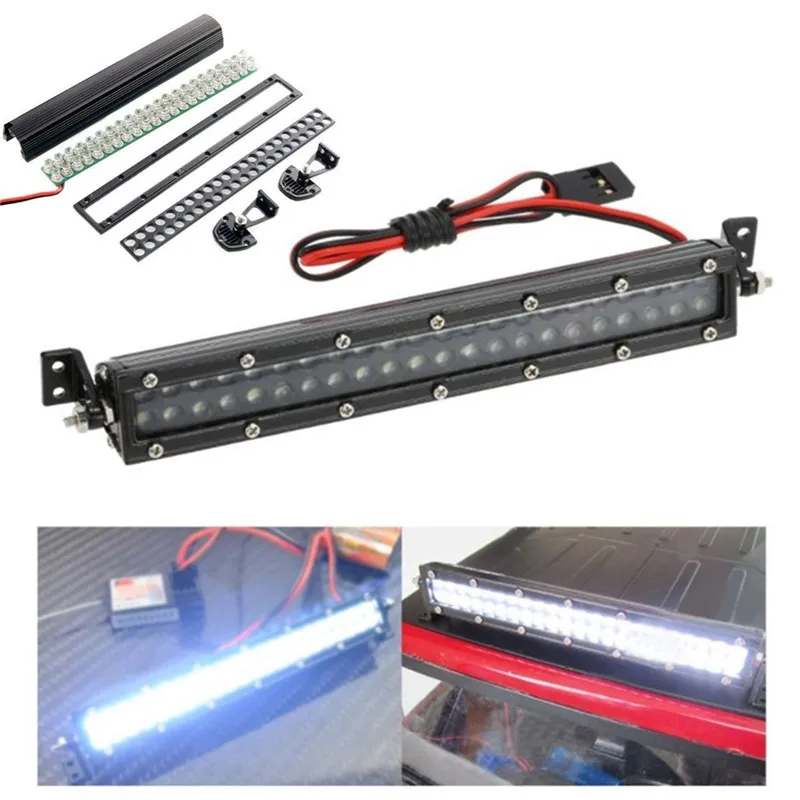 thumbnail image 2 of RCLIONS RC Roof Rack Light Bar 6LEDs Lamp For TRX4M Bronco 1/18th RC Crawler Car Upgrades Parts 2 of 13