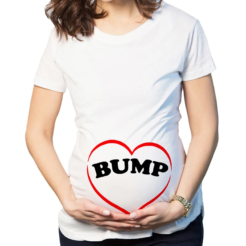 Christmas Maternity Clothing Tees Tops Summer Pregnant Maternity T Shirts Short Sleeve Casual Pregnancy Clothes Funny Pregnant