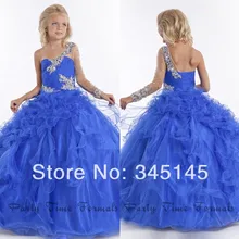 Быстрый подшипник, платье, пышные платья для девочек, с коротким шлейфом, один длинный рукав, Платья с цветочным узором для девочек, расшитые бисером, скидка