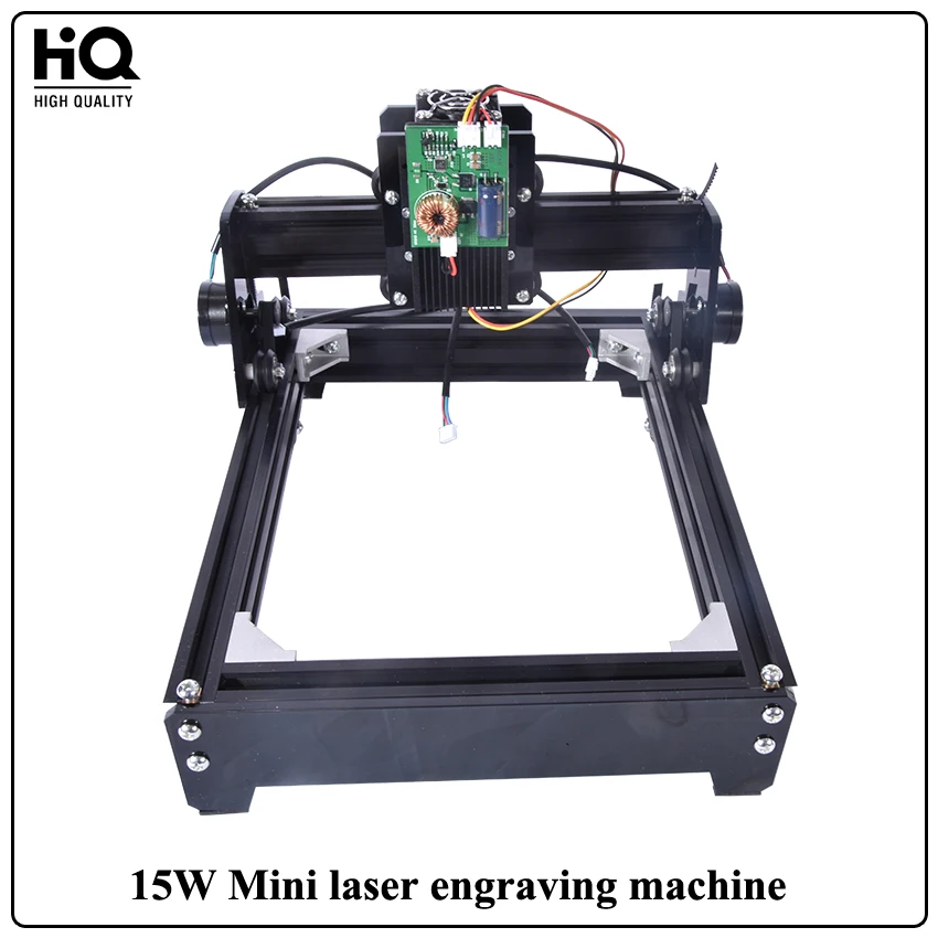 

New 15W Mini Laser Engraving Machine Marking laser cutting machine (140mm*200mm)For Wood Leather Metal Stainless Steel Ceramics