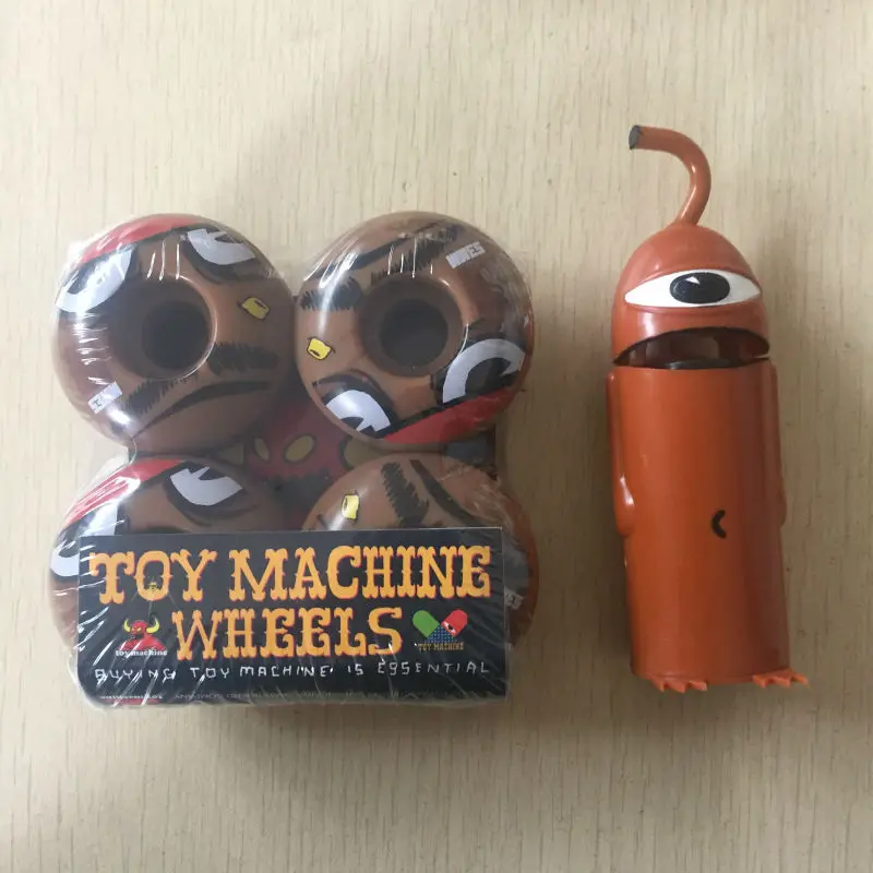 

Free Shipping TOY MACHINE ABEC-5 Skate Board Bearings and TOY MACHINE 52mm/53mm Wheels for Double Rocker