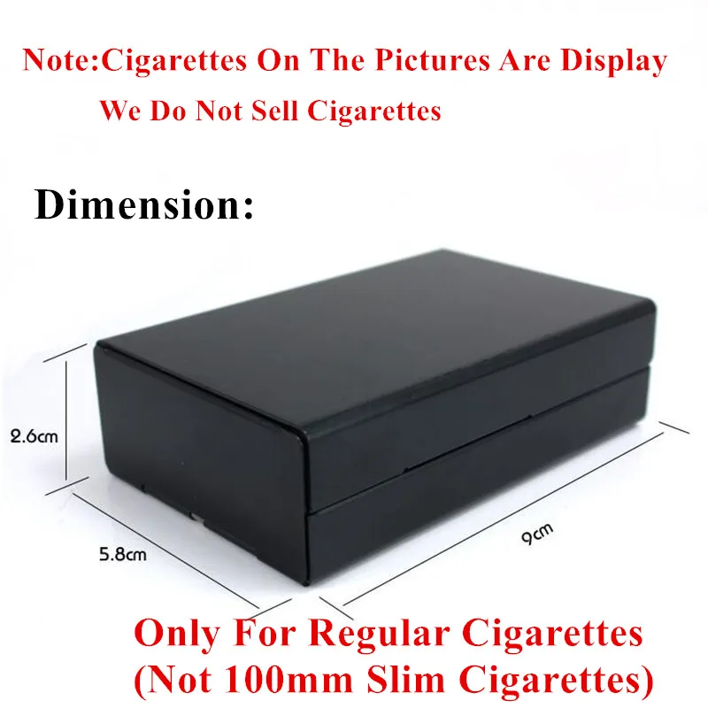 LF025 персонализированные человек-едят дракон черный алюминиевый сплав сигареты чехол Лазерная резная не выцветает сигаретная коробка для курения