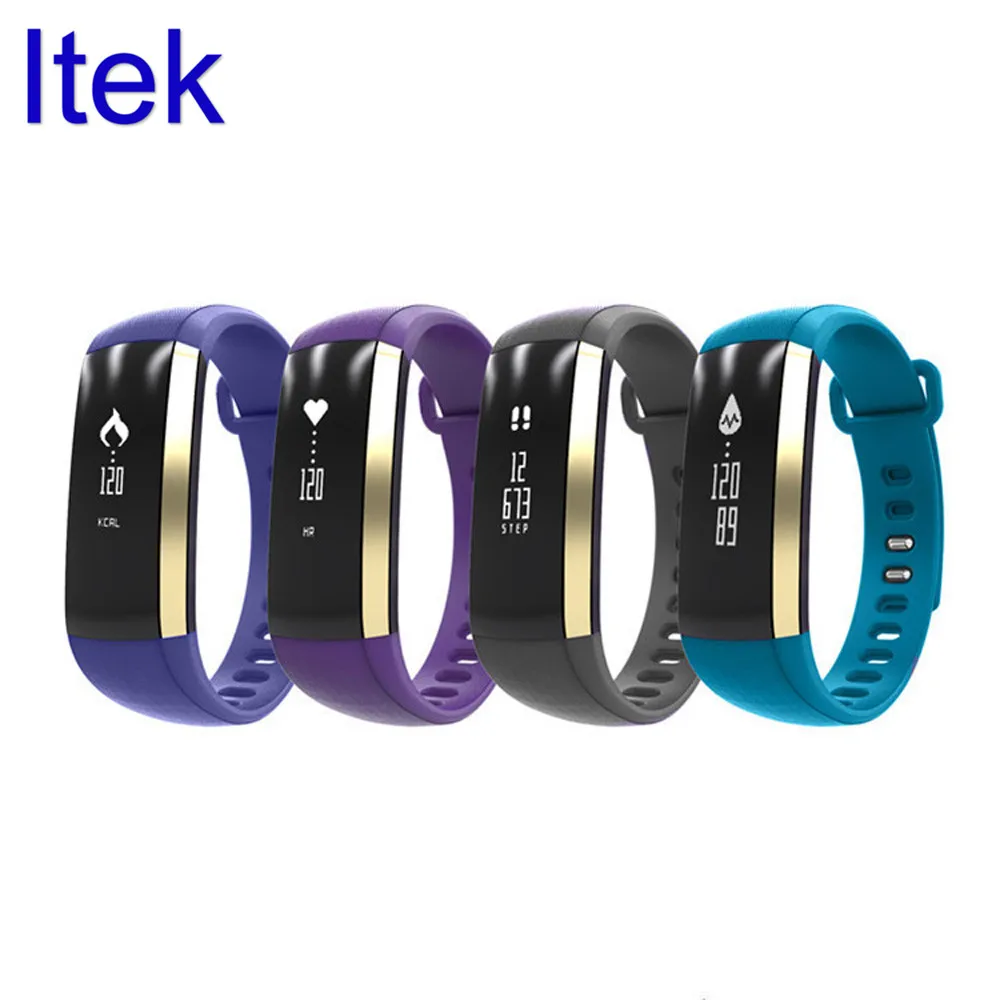 Itek LED IP67 Водонепроницаемый Умные браслеты Приборы для измерения артериального