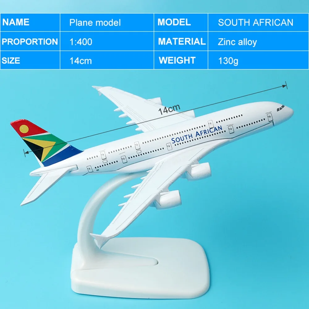 Модель самолета A380 A320 A330 B777 B757 16 см, модель самолета 1:400, модель самолета из сплава, детские игрушки, подарок для ребенка