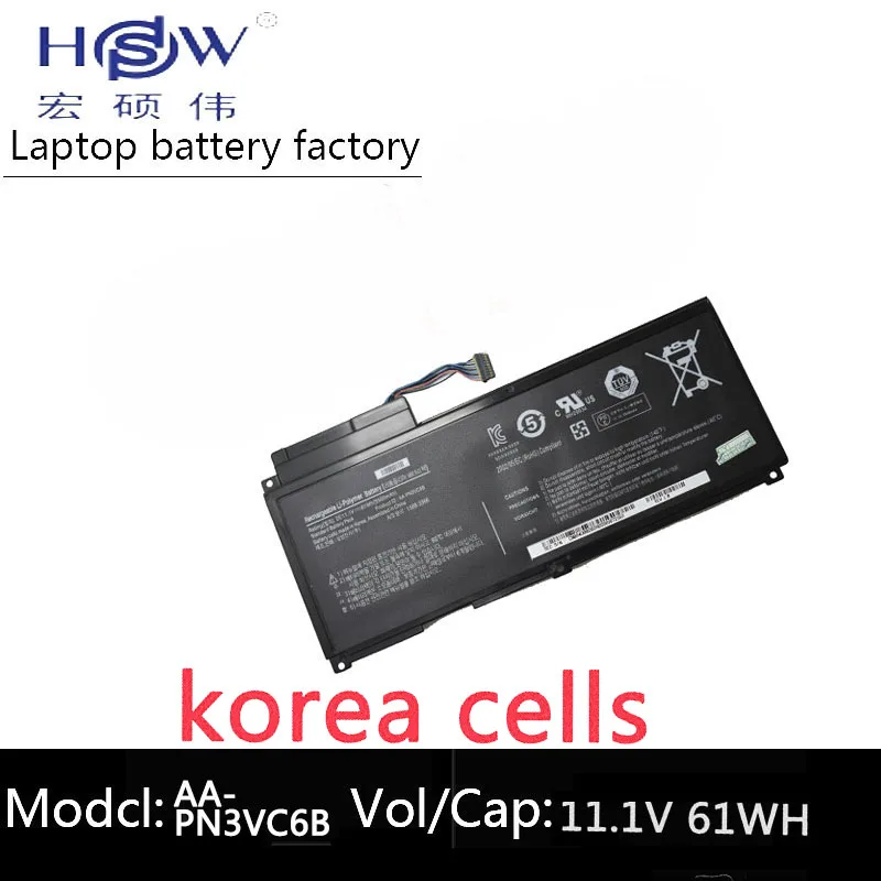 

HSW New AA-PN3VC6B Laptop Battery for Samsung QX410 QX411 SF310 SF410 SF510 QX510 AA-PN3NC6F BA43-00270A Laptop Battery