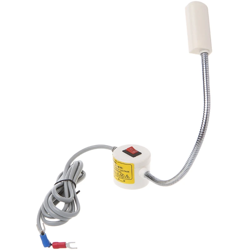 10 светодиодный 110-250 V Магнитная база швейная машина Gooseneck лампа для рабочего освещения белый