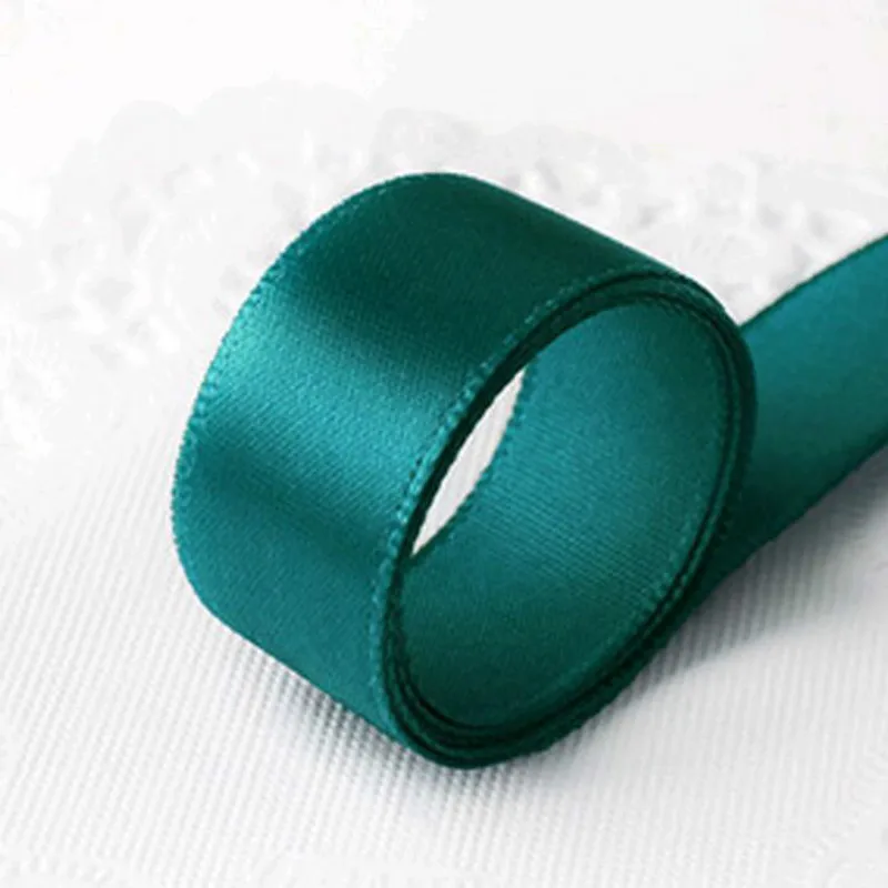 

Green Satin Ribbon Christmas Decorative Gift Packing Wedding Crafts Ribbon 18102006