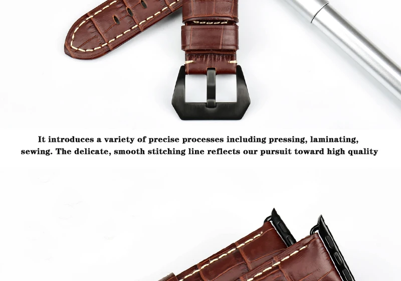 MAIKES Мода синий кожаный ремешок для мм Apple Watch группа 44 мм 40 42 мм 38 мм серии 4 3 2 iwatch браслет Ремешки наручных часов