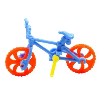 

DIY Assembled Bicycle Toys Mini Bike Plastic Toys for Kids Children Education Learning Handwork Tools Bicycle Model Toy