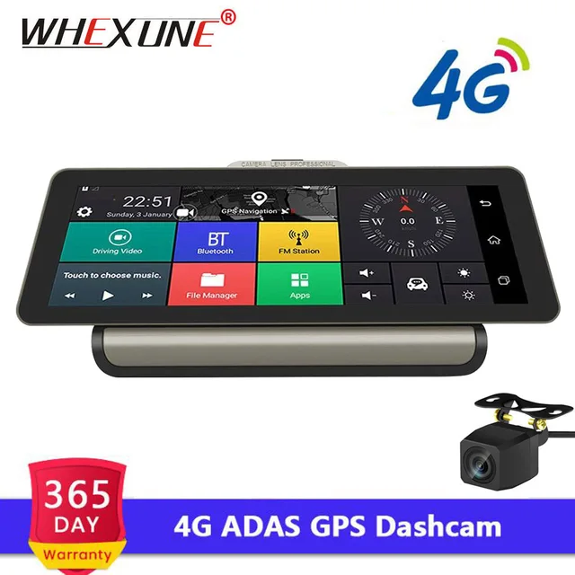 Best Price WHEXUNE 10"4G Car DVR camere ADAS Android GPS navigation FHD 1080P Dash cam Video Recorder Night vision Phone APP Remote Monitor Best Price WHEXUNE 10"4G Car DVR camere ADAS Android GPS navigation FHD 1080P Dash cam Video Recorder Night vision Phone APP Remote Monitor