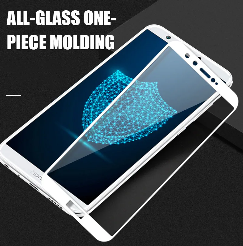 TOMKAS For Huawei Honor 9 Glass Screen Protector Frame Tempered Film Scratch Proof For Huawei P8 Lite 2017 Honor 9 8 Lite Glass