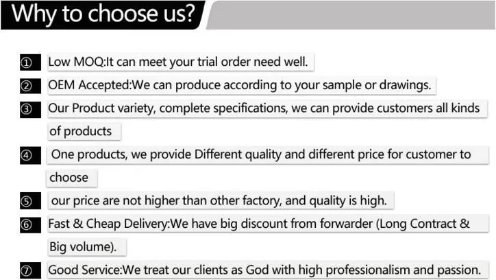 why to choose us