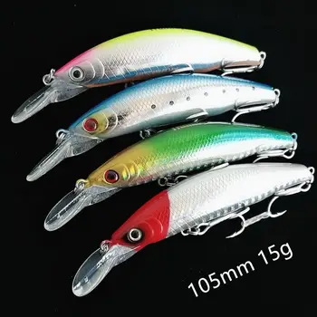 

Tsurinoya 4pcs 105mm 15g Fishing Lure Sinking Minnow Crankbait Hard Bait Tight Wobble sinking Jerkbait Pesca Leurre