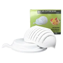 Kitchen Tools 60 Seconds Salad Cutter Bowl Easy Salad Maker Tool Easy Salad Maker Chopper Cutter