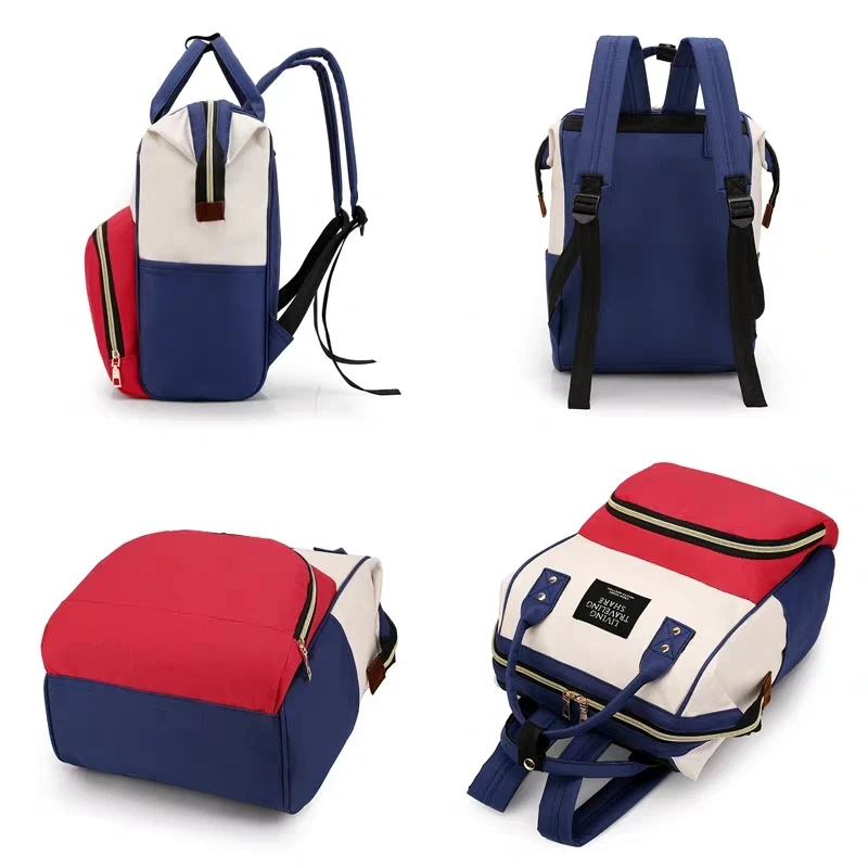 

Backpack female maternal and child multi-functional baby backpack out travel mom package hit color large-capacity backpack