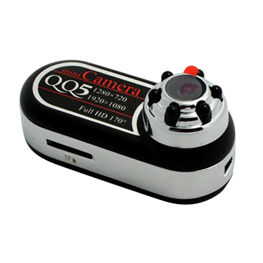 

QQ5 Metal Mini 170 degree Wide Angle DV DVR Camera IR Night Full HD 1080P Webcam Cam Maximum support for 64G T-flash card 56#