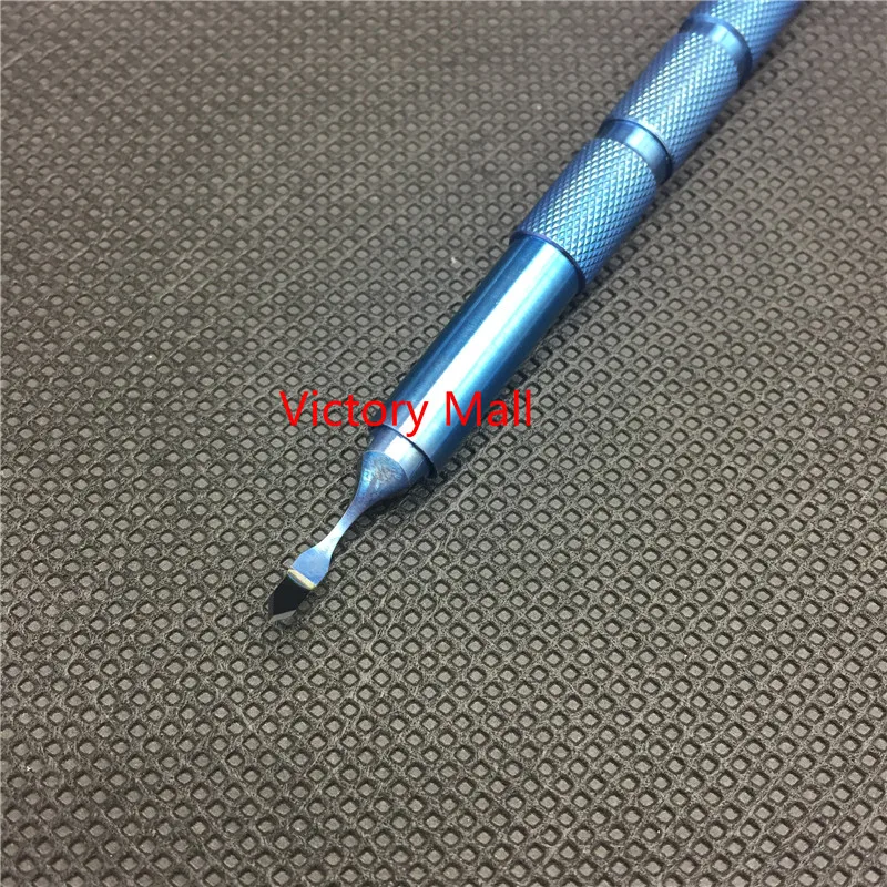 Nanocristais de Lâmina Cresent Diamante Negro Olho Ferramentas Instrumentos Cirúrgicos Oftalmológicos 2.0mm 4 Beauty & Health