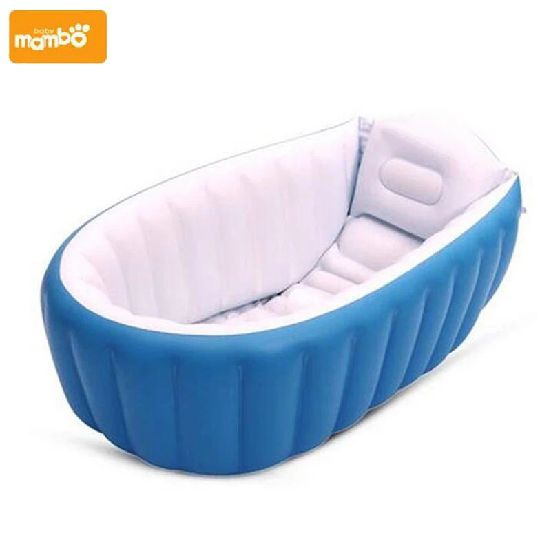 mambobaby portatile bagnetto gonfiabile per bambini vasca di ispessimento pieghevole lavandino bambini vasca da bagno bambino