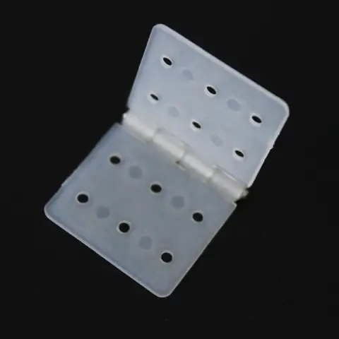 10pcs Nylon Pinned Hinge for RC airplane aileron connection RC Airplane Parts Aeromodelling Model DIY 20 x 36 mm title=