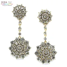 3 цвета,, серьги с кристаллами, новые модные женские вечерние серьги-гвоздики, свадебные серьги, подарок для женщин