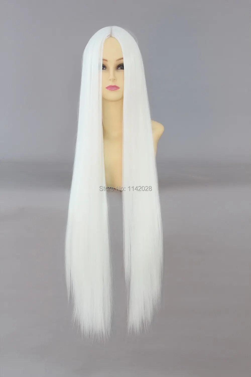 

The Hakuoki Senhime Mating Angel Sanctuary Costume With Middle Parting 1M White Cosplay Wig