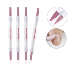 1 шт., 2 способа шлифовки ногтей, пилочки, буферный кварцевый камень, скрабы, палочка для ногтей, кутикулы, толкатель, маникюр, профессиональный уход за ногтями, косметические инструменты