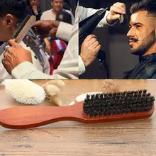 Для мужчин борода щетка усов волос бритья очищающее средство Портативный мини щетка