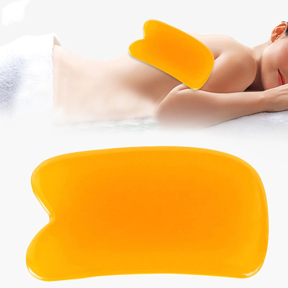 Массажер для ухода за лицом Gua Sha розовая кварцевая доска скребок скребка