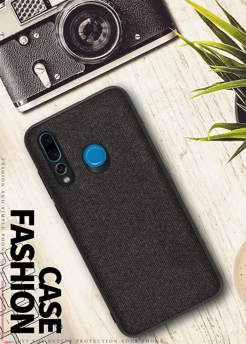 For Huawei Nova 4 Case New Full protection Hybrid PU Cloth TPU Business Dark Gentleman Case For Huawei Nova 4 Case14
